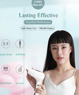 Professional IPL Laser Epilator for Women Painless Pulsed Light Leg Hair Removal Device