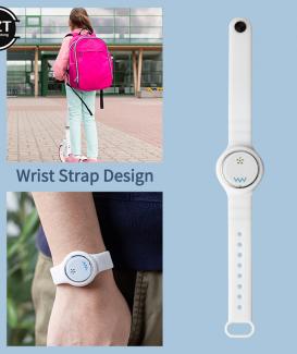 100mAh Anti-lost Children's Alarm Bracelet Smart GPS Tracker Animal Key Wallet Bluetooth-enabled Positioning Search Mini