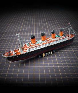 RMS Titanic 3D Metal Puzzle for Adults Luxury Cruise Colorful Metal Craft Model UK Sun Precious Destroyer Laser Jigsaw Hand Cut Toys